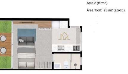 STUDIO | Moinho Velho | 28m² | 213mil | Use o seu veículo como entrada!