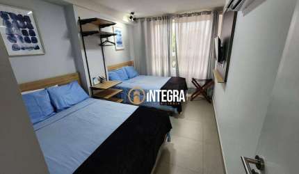 Flat de 44,80m² Mobiliado no Cabo Branco por R$ 530 Mil – Pronto para Renda Imediata!