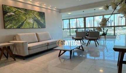 Apartamento mobiliado com 4 dormitórios à venda, 255 m² por R$ 2.500.000 - Bairro dos Estados - João Pessoa/PB