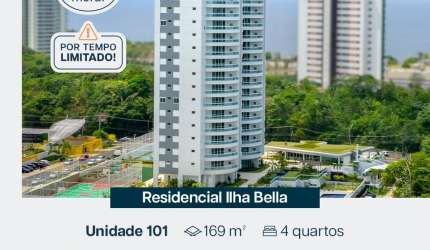 Apartamento na Ponta Negra com 03 quartos