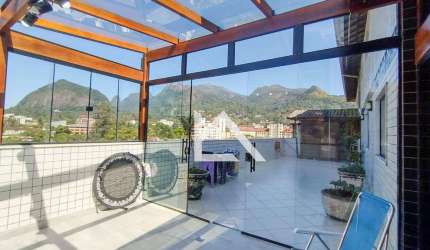 Cobertura com 3 dormitórios à venda, 240 m² por R$ 1.190.000,00 - Alto - Teresópolis/RJ