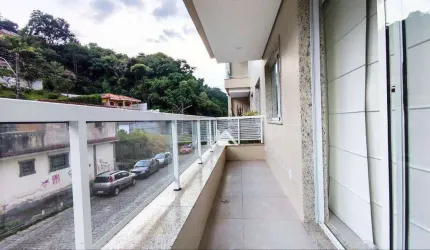 Apartamento com 2 dormitórios à venda, 66 m² por R$ 529.000 - Agriões - Teresópolis/RJ