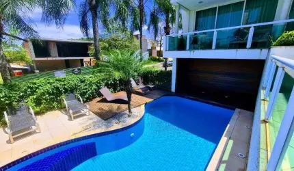 Alto padrão Condomínio Imbuias casa a venda com 5 suítes piscina Gleba Palhano Londrina-PR