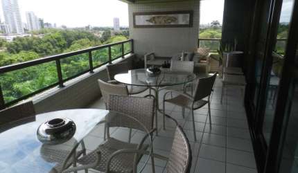 Apartamento de luxo com 4 suítes e 5 vagas de garagem no EDF. Terra Brasilis em Casa Forte