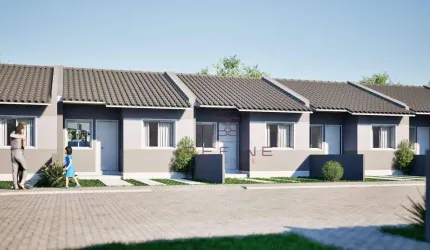 Casa com Subsidio de R$20.000,00 -  2 dormitórios à venda, 43 m² por R$ 204.900 - São Luiz - Gravataí/RS