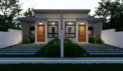 Casa com 2 dormitórios à venda, 68 m² por R$ 349.000 - São Vicente - Gravataí/RS