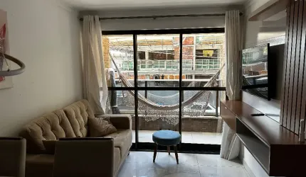 Alugo apartamento mobiliado com 2 qts, beira mar de cabo branco