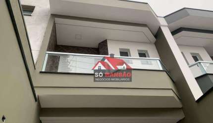 Sobrado com 3 dormitórios à venda por R$ 848.000,00 - Parque das Nações - Santo André/SP