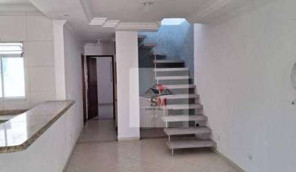 Cobertura com 3 dormitórios para alugar, 140 m² por R$ 3.920/mês - Planalto - São Bernardo do Campo/SP