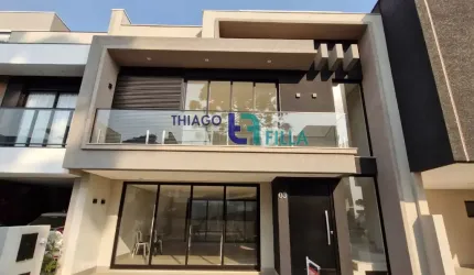 Casa nova alto padrão em condomínio