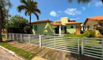 Casa no Condomínio Riviera Del Mar, 3 quartos (1 suíte), em frente à praia.