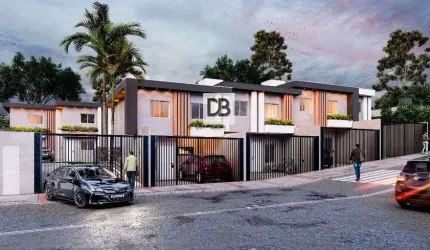 Casas modernas e aconchegantes de 2 a 3 quartos, com preços a partir de R$ 249.900,00.