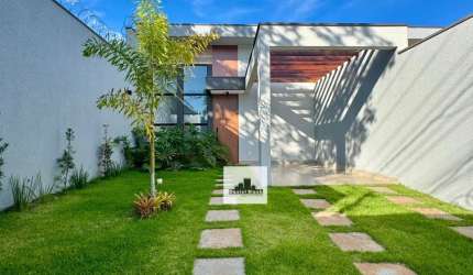 Casa Moderna e Imponente, 3 Quartos, Lote 333m² – Lagoa Mansões, Lagoa Santa