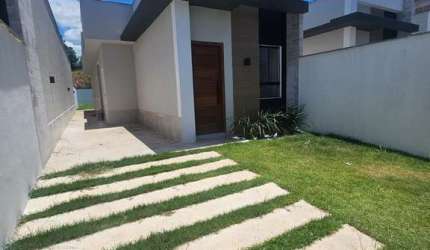 Casa linear 3 quartos com suíte em São Francisco - Jacaraípe