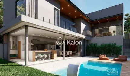 Casa com 3 suítes e piscina para locação e venda no Condomínio Portal dos Bandeirantes em Salto/SP