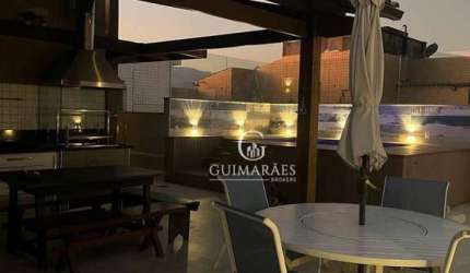 Cobertura Linear de 231m² no Recreio com Piscina Aquecida e Área Gourmet