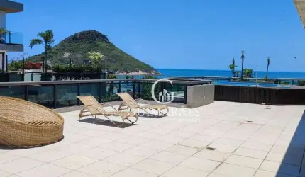 Cobertura Linear de 456m² com Vista Mar no Recreio dos Bandeirantes