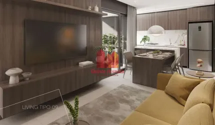 Apartamento com 2 quartos à venda na Rua Canadá, 1574, Bacacheri, Curitiba, 55 m2 por R$ 555.480