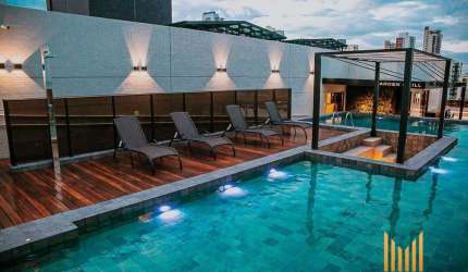 Apartamento mobiliado com 2 quartos em Cabo Branco