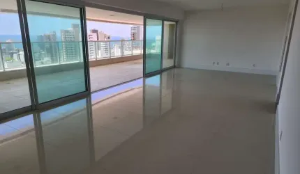 RISERVATTO 261m², vista mar, nunca habitado, 4 suítes, varanda gourmet, dependência completa, área de serviço, fino acabamento. Agende sua visita!