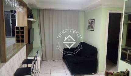 Lindo Apartamento com 2 dormitórios à venda, 44 m² por R$ 250.000 - Villa Branca - Jacareí/SP