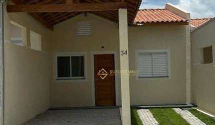 Casa nova , com 2 dormitórios à venda, 63 m² por R$ 312.000 - Jardim Nova Esperança - Jacareí/SP