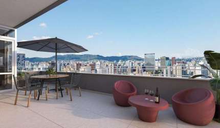 Cobertura à venda, no Be You Residence,  em Belo Horizonte, Barro Preto, com 1 quarto, 84,68m²