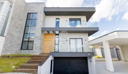 Casa em condomínio fechado com 4 quartos à venda na Rua Brazílio de Araújo, 341, Ecoville, Curitiba, 288 m2 por R$ 2.699.000