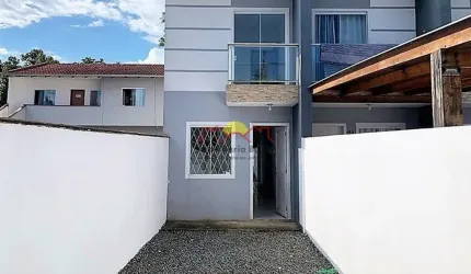 12382 - Sobrado Geminado com 02 Quartos e Sacada no bairro  Itinga