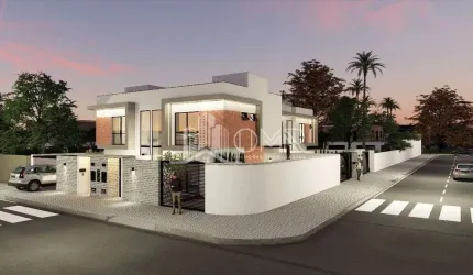 Sobrado em construção no bairro Nova Barra Velha- Nova Aliança