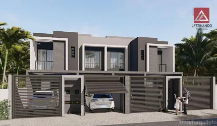 Sobrado com 3 dormitórios, sendo 1 suíte à venda, 114 m² por R$ 580.000 - Água Verde - Blumenau/SC