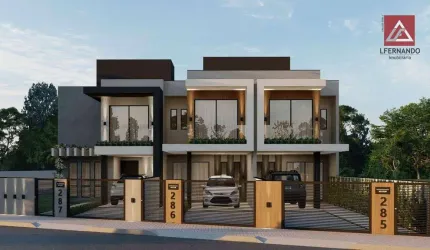 Sobrado com 1 suíte + 2 demi suítes à venda, 132 m² por R$ 790.000 - Bela Vista - Gaspar/SC
