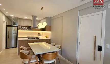 Apartamento  mobiliado com 3 dormitórios, sendo 2 suítes à venda, 106 m² por R$ 1.050.000 - Escola Agrícola - Blumenau/SC