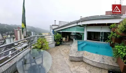 Cobertura com 3 dormitórios, sendo 1 suíte à venda, 188 m² por R$ 1.790.000 - Ponta Aguda - Blumenau/SC
