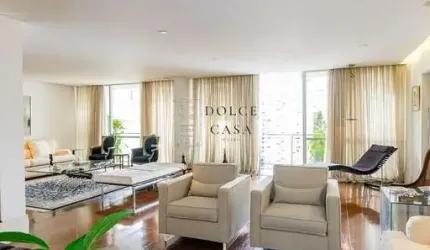 Apartamento no Jardim Paulista - varanda e vista eterna