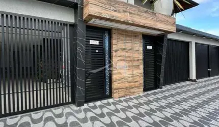 Casa de Condomínio com 2 dorms, Maracanã, Praia Grande - R$ 330 mil, Cod: 11199