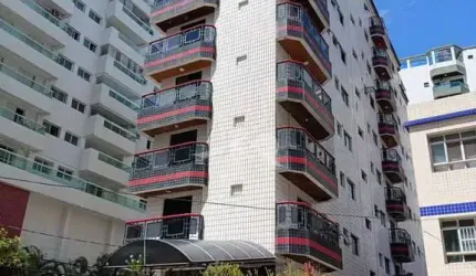 Apartamento com 1 quarto, Aviação, Praia Grande - R$ 319 mil, Cod: 11795