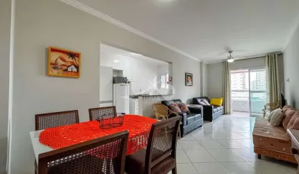 2 quartos com varanda gourmet na Aviação - Praia Grande
