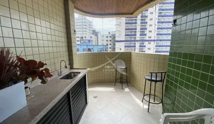 Apartamento com 3 quartos VISTA MAR, Guilhermina - Praia Grande