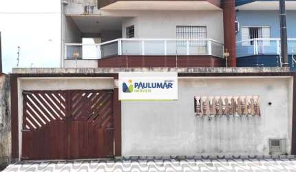 Sobrado com 3 quartos, Balneário Itaguai, Mongaguá - R$ 400 mil, Cod: 831493