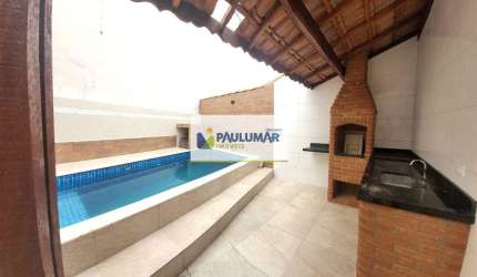 Casa com 3 dorms, Balneário Anchieta, Mongaguá - R$ 450 mil, Cod: 832802