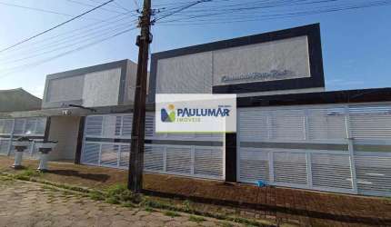 Sobrado de Condomínio com 2 dorms, Balneário Itaóca, Mongaguá - R$ 320 mil, Cod: 832355