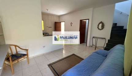 Sobrado de Condomínio com 2 quartos, Balneário Santa Eugênia, Mongaguá - R$ 190 mil, Cod: 833096
