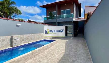 Sobrado com 2 dorms, Agenor de Campos, Mongaguá - R$ 398 mil, Cod: 833105
