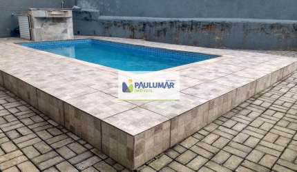 Sobrado de Condomínio com 2 quartos, Vila Atlântica, Mongaguá - R$ 318 mil, Cod: 833589