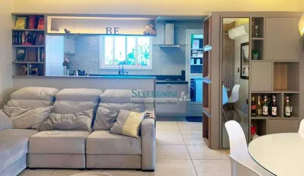Apartamento Mobiliado à Venda no Bairro Jardim América em Cachoeirinha – 2 Dormitórios, Varanda, Churrasqueira e Vaga Coberta