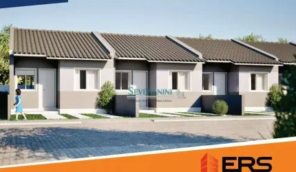 Casa com 2 dormitórios à venda, 43 m² por R$ 204.900,00 - São Luiz - Gravataí/RS
