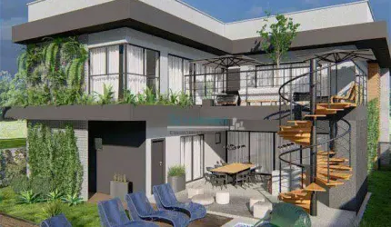 Sobrado com 4 dormitórios à venda, 445 m² por R$ 4.300.000,00 - Condomínio Prado dos Álamos - Gravataí/RS