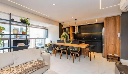 Apartamento mobiliado à venda, 115 m²  - Água Verde - Curitiba/PR