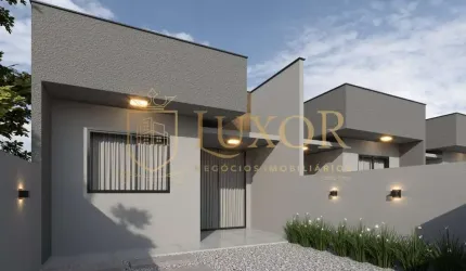 Casa geminada 3 dormitórios localizada na praia do Gravatá em Navegantes SC